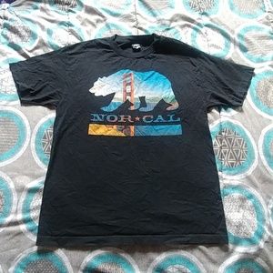 Black Nor Cal T shirt